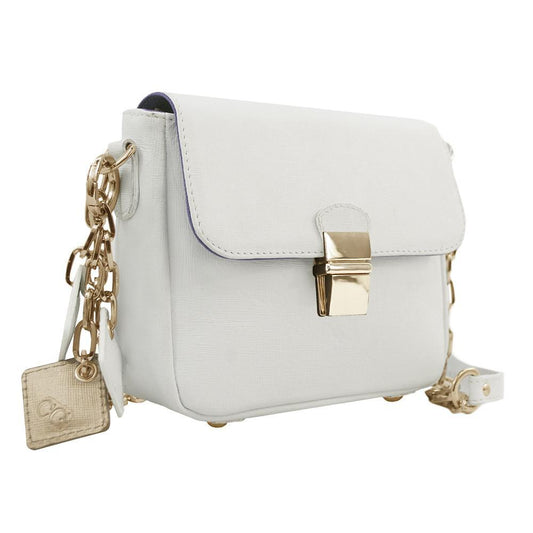 Leather Handbag - White