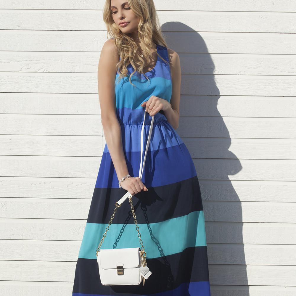 Leather Handbag - White