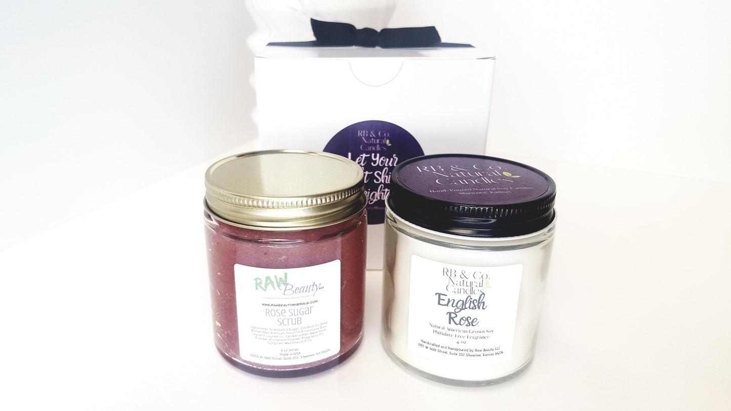 Rose Scented Sugar Scrub