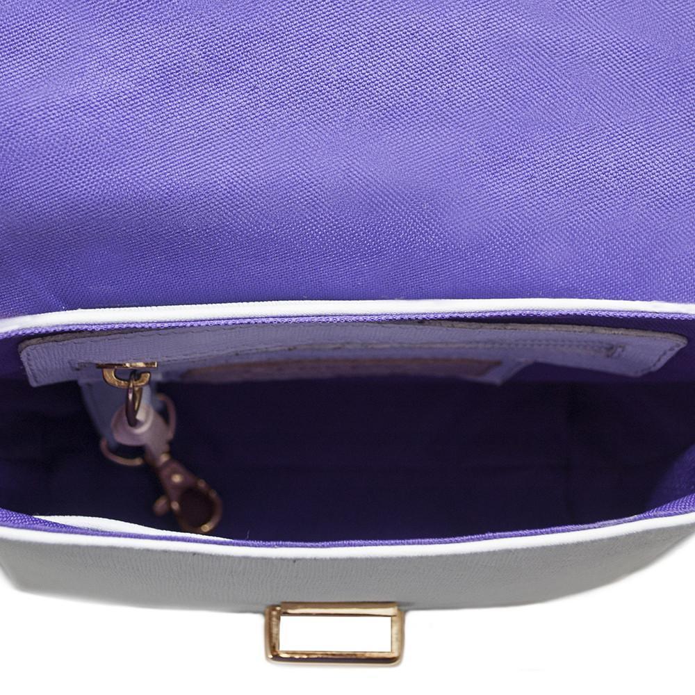 Leather Handbag - White
