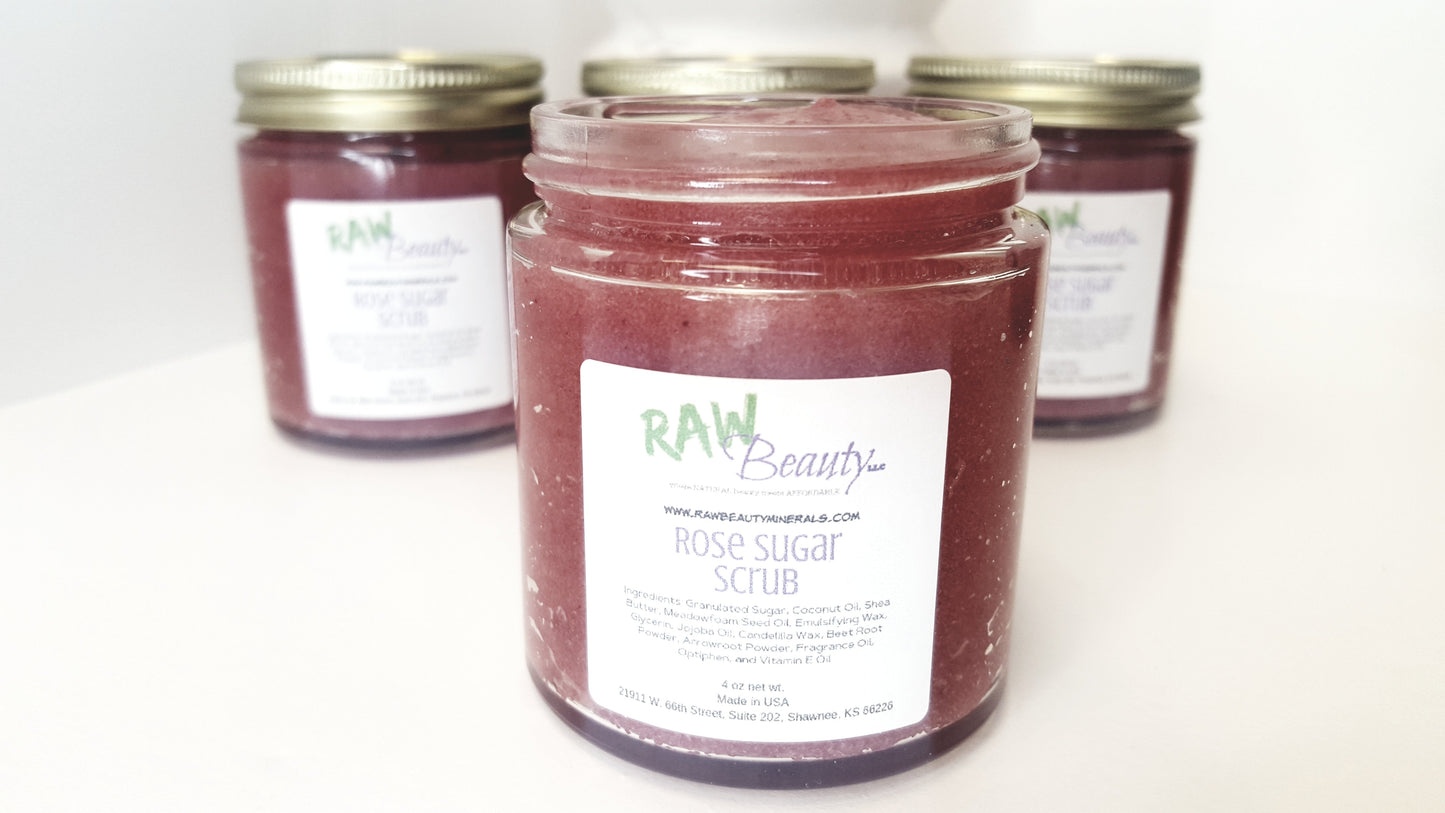 Rose Scented Sugar Scrub
